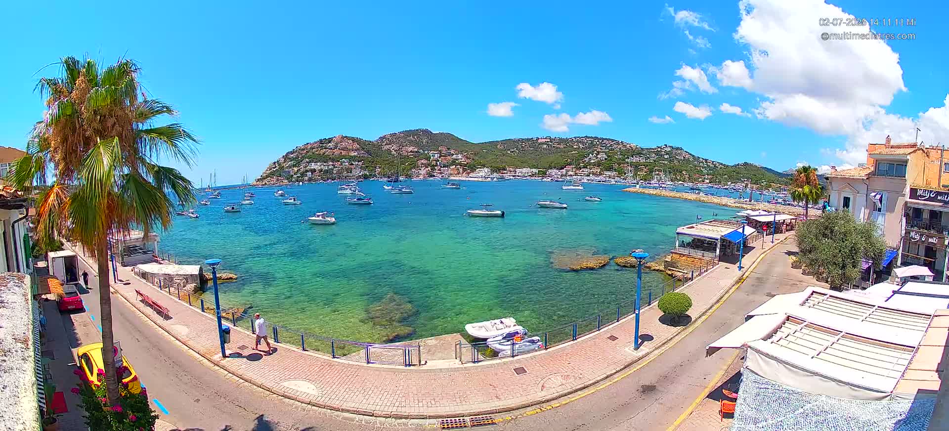 Mallorca, Port d' Andratx Sunset Live Cam - Balearic Islands, Spain