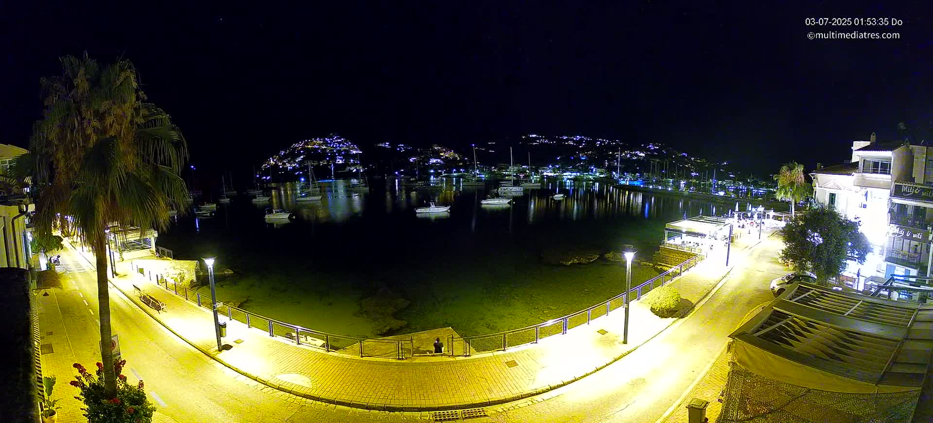 Mallorca, Port d' Andratx Sunset Live Cam - Balearic Islands, Spain