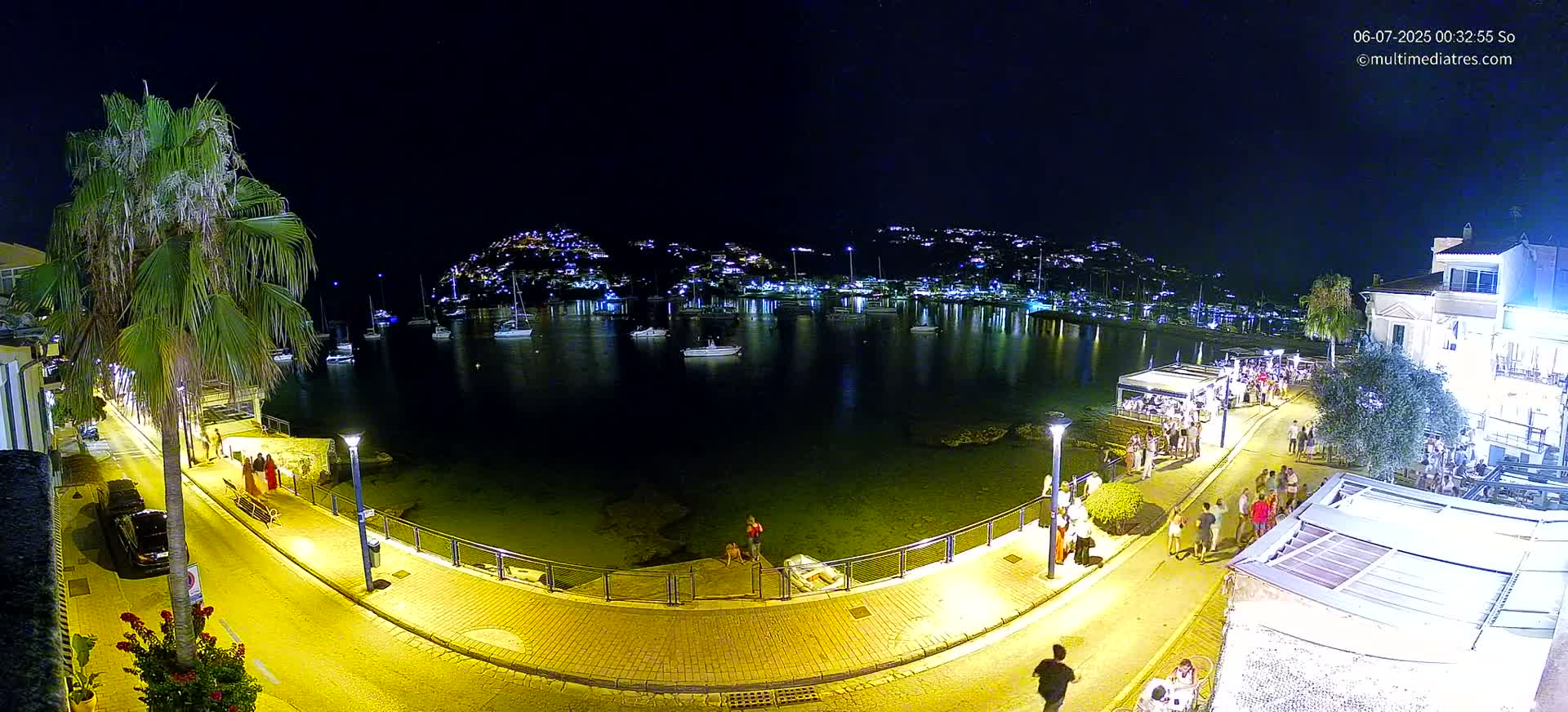 Mallorca, Port d' Andratx Sunset Live Cam - Balearic Islands, Spain