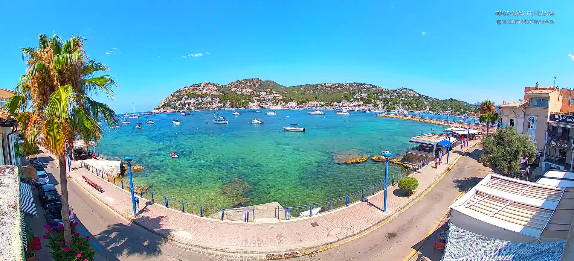 Mallorca, Port d' Andratx Sunset Live Cam - Balearic Islands, Spain