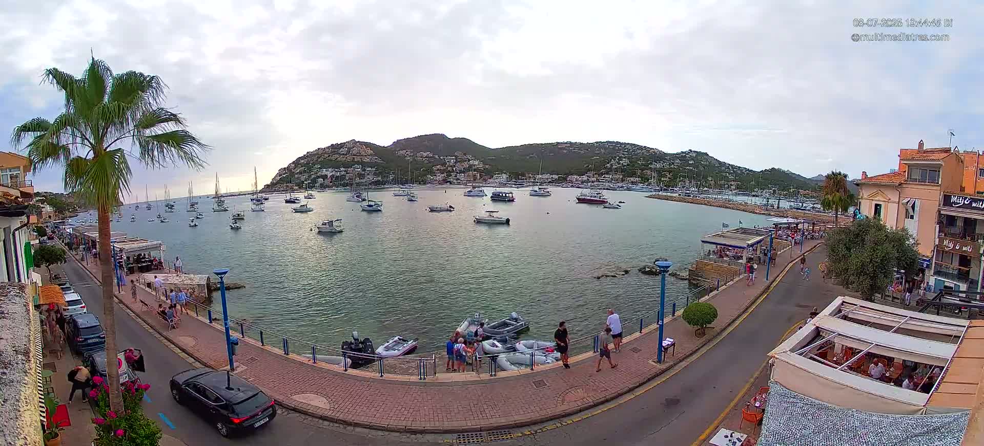 Mallorca, Port d' Andratx Sunset Live Cam - Balearic Islands, Spain