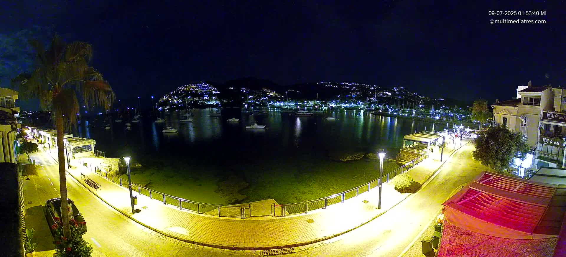 Mallorca, Port d' Andratx Sunset Live Cam - Balearic Islands, Spain