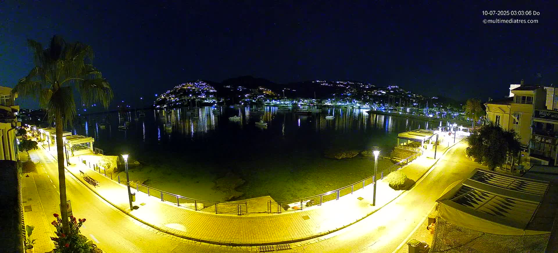 Mallorca, Port d' Andratx Sunset Live Cam - Balearic Islands, Spain