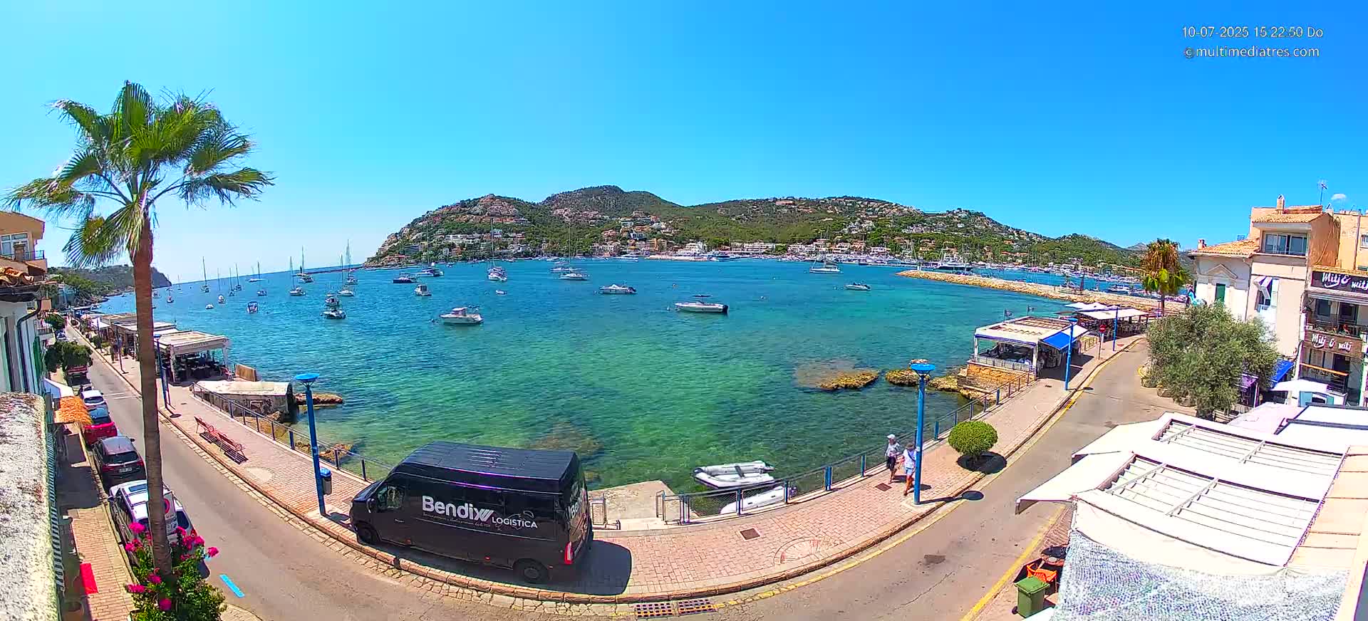 Mallorca, Port d' Andratx Sunset Live Cam - Balearic Islands, Spain