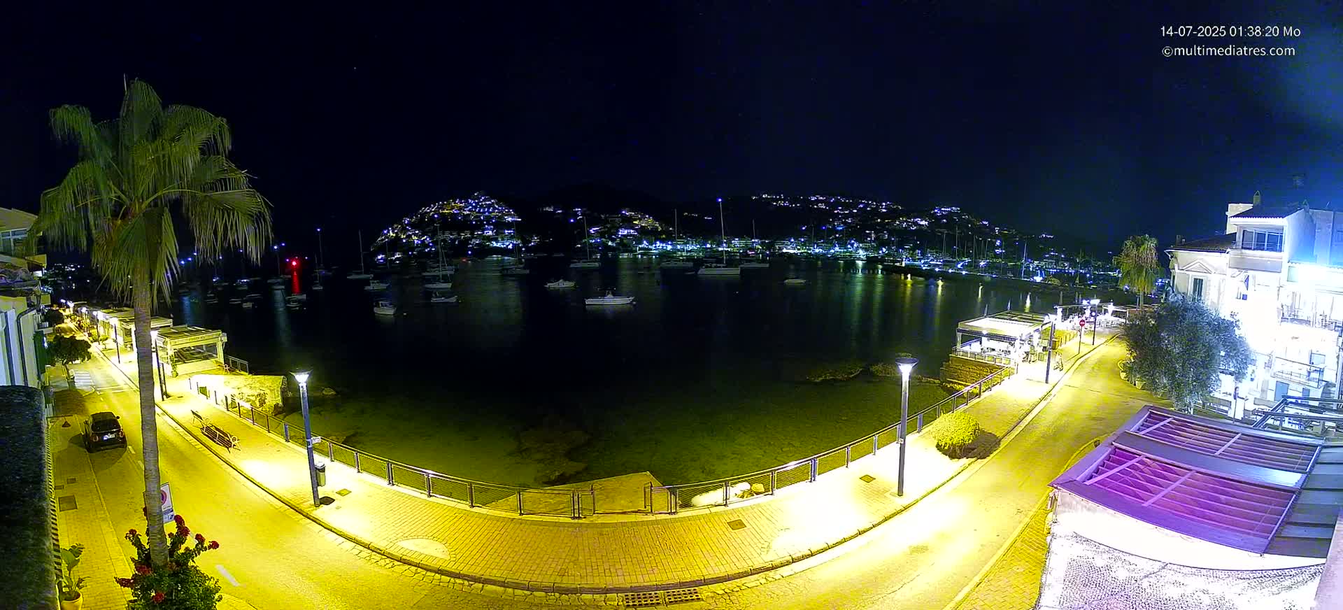 Mallorca, Port d' Andratx Sunset Live Cam - Balearic Islands, Spain
