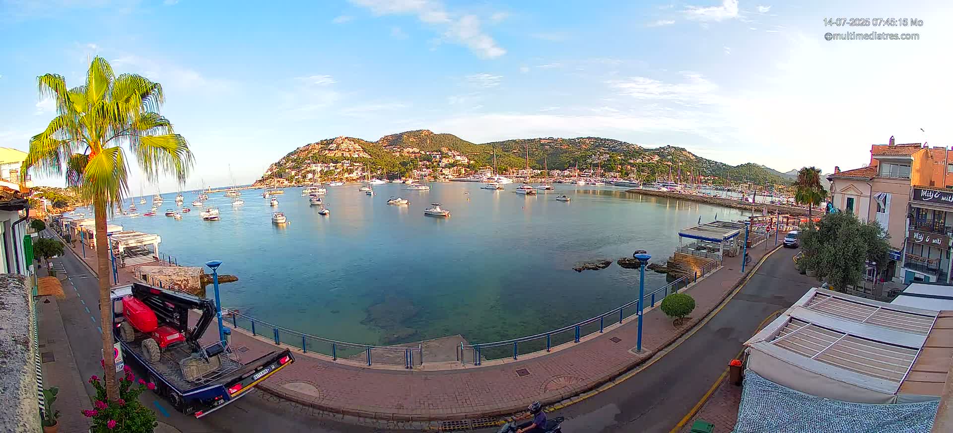 Mallorca, Port d' Andratx Sunset Live Cam - Balearic Islands, Spain