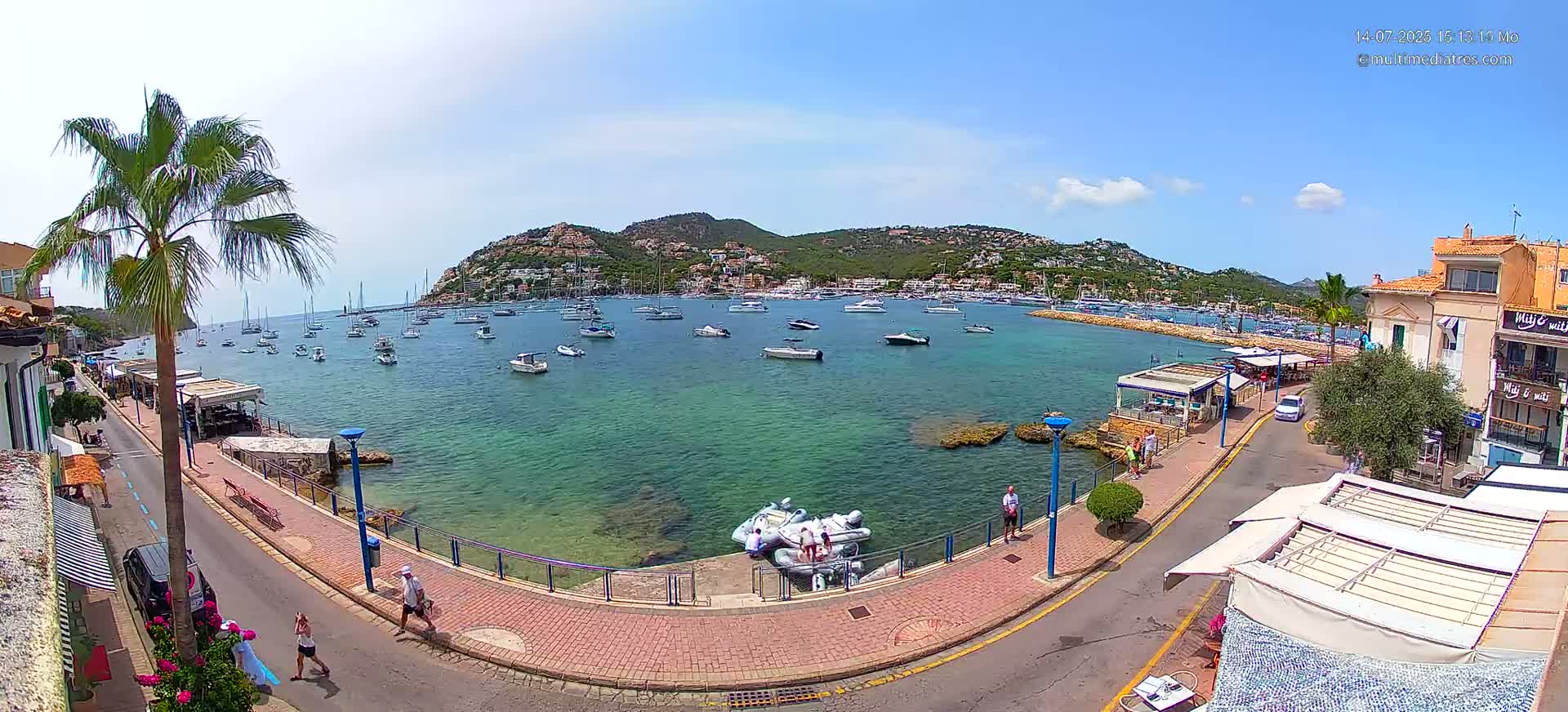 Mallorca, Port d' Andratx Sunset Live Cam - Balearic Islands, Spain