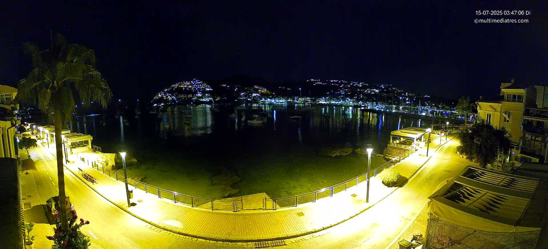 Mallorca, Port d' Andratx Sunset Live Cam - Balearic Islands, Spain