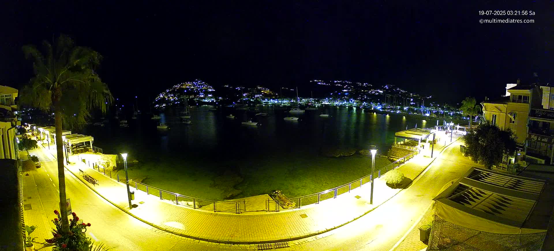 Mallorca, Port d' Andratx Sunset Live Cam - Balearic Islands, Spain