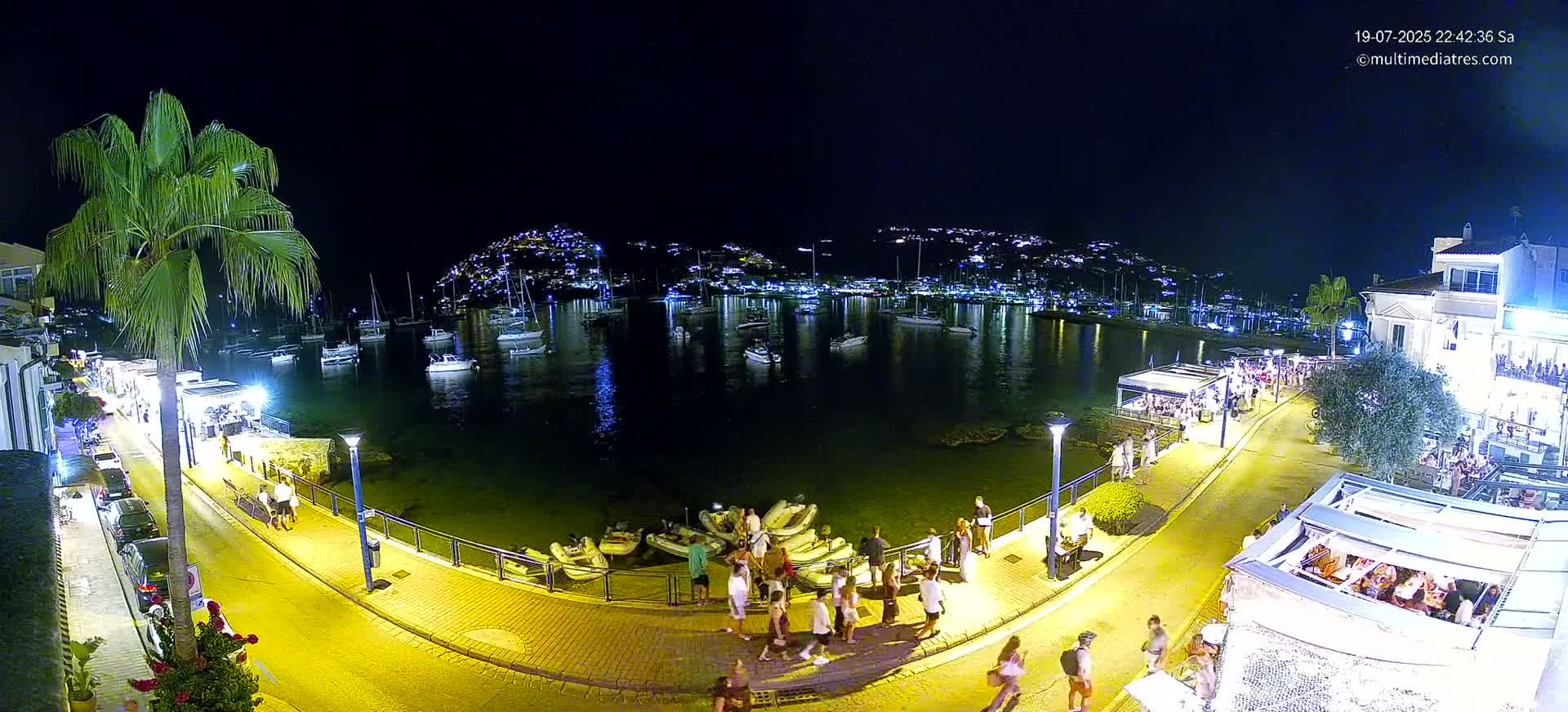 Mallorca, Port d' Andratx Sunset Live Cam - Balearic Islands, Spain