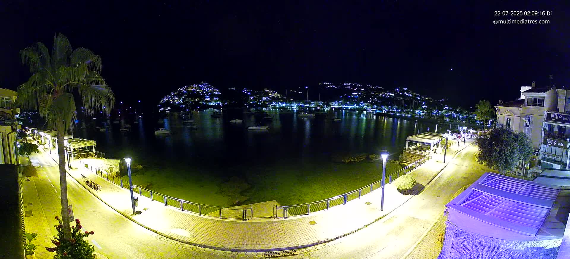 Mallorca, Port d' Andratx Sunset Live Cam - Balearic Islands, Spain