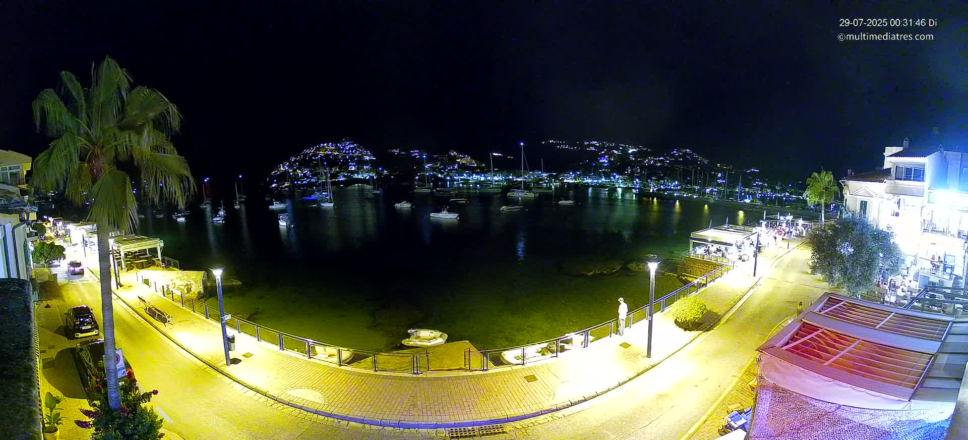 Mallorca, Port d' Andratx Sunset Live Cam - Balearic Islands, Spain