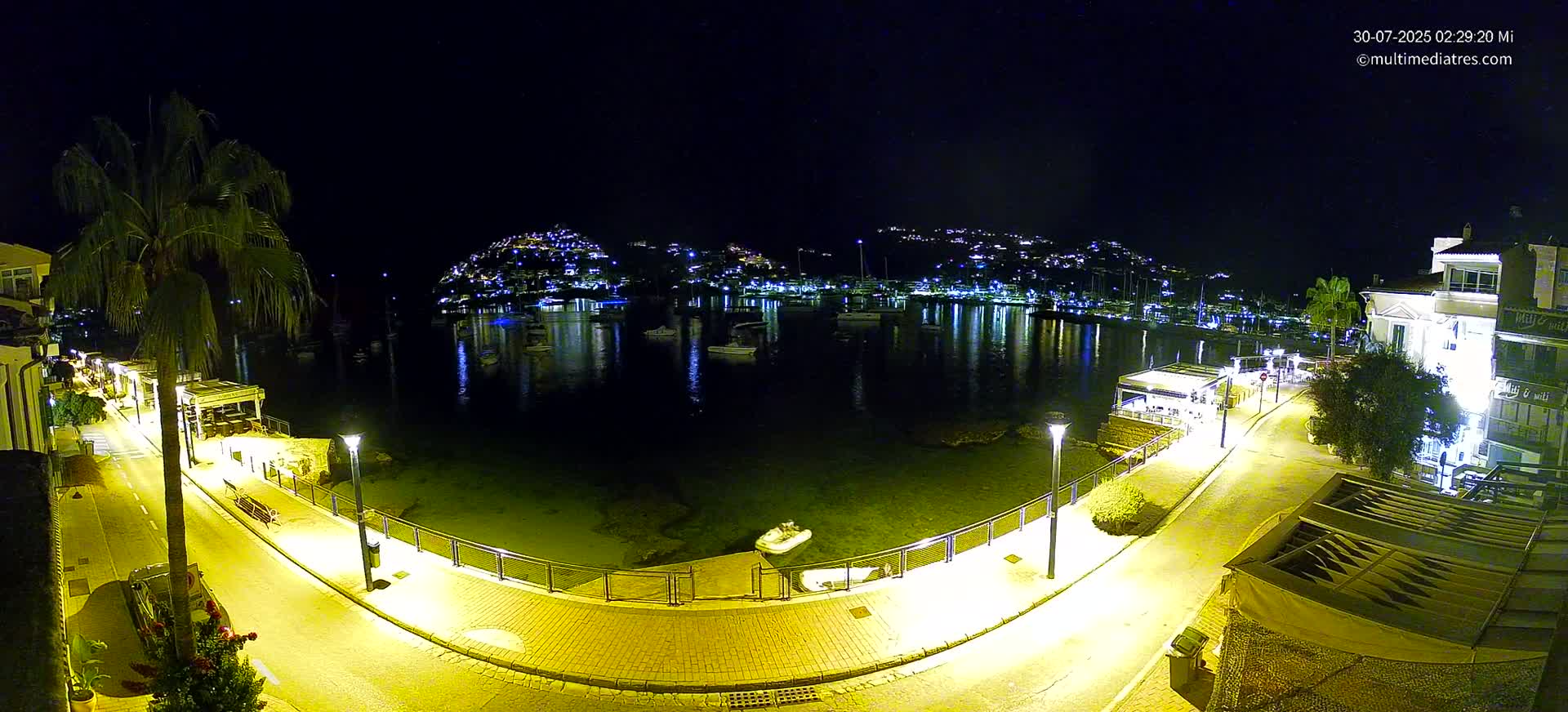 Mallorca, Port d' Andratx Sunset Live Cam - Balearic Islands, Spain
