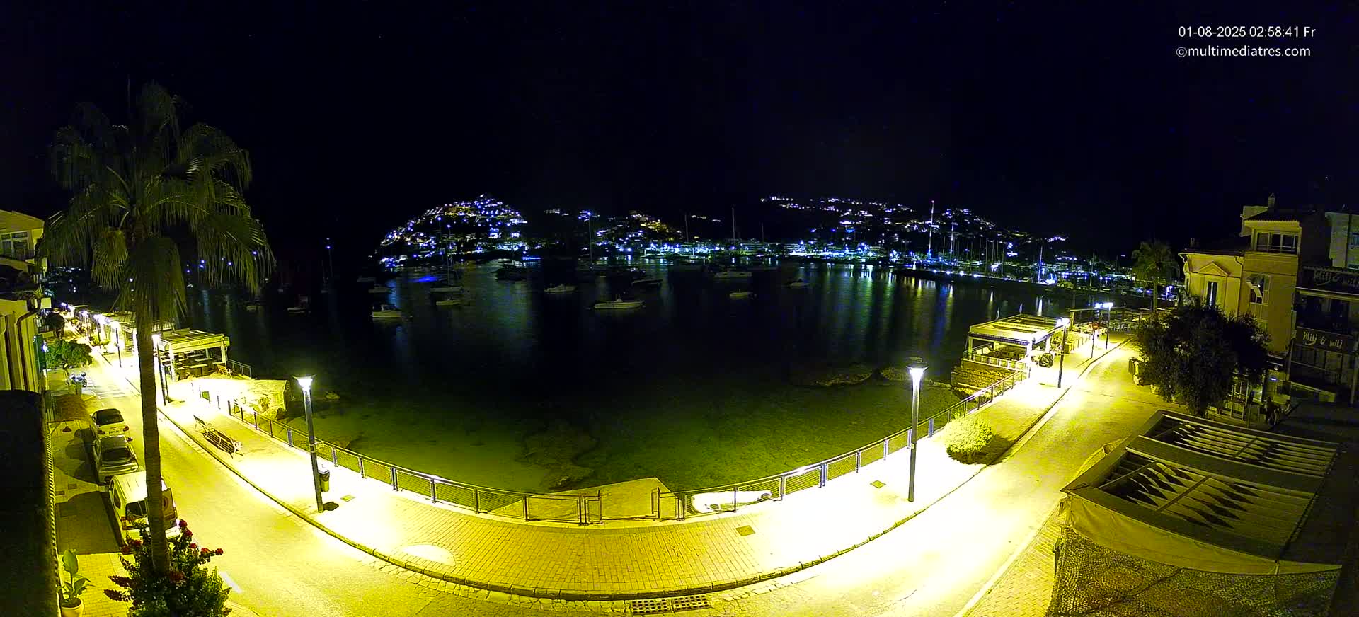 Mallorca, Port d' Andratx Sunset Live Cam - Balearic Islands, Spain
