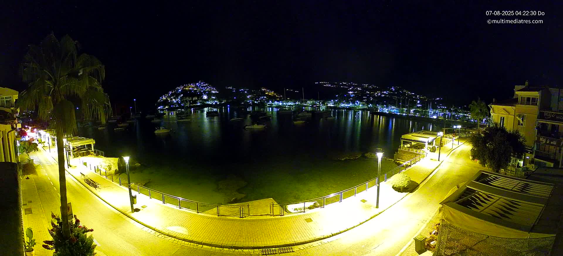 Mallorca, Port d' Andratx Sunset Live Cam - Balearic Islands, Spain