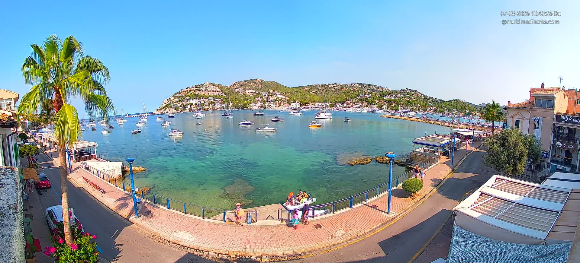 Mallorca, Port d' Andratx Sunset Live Cam - Balearic Islands, Spain