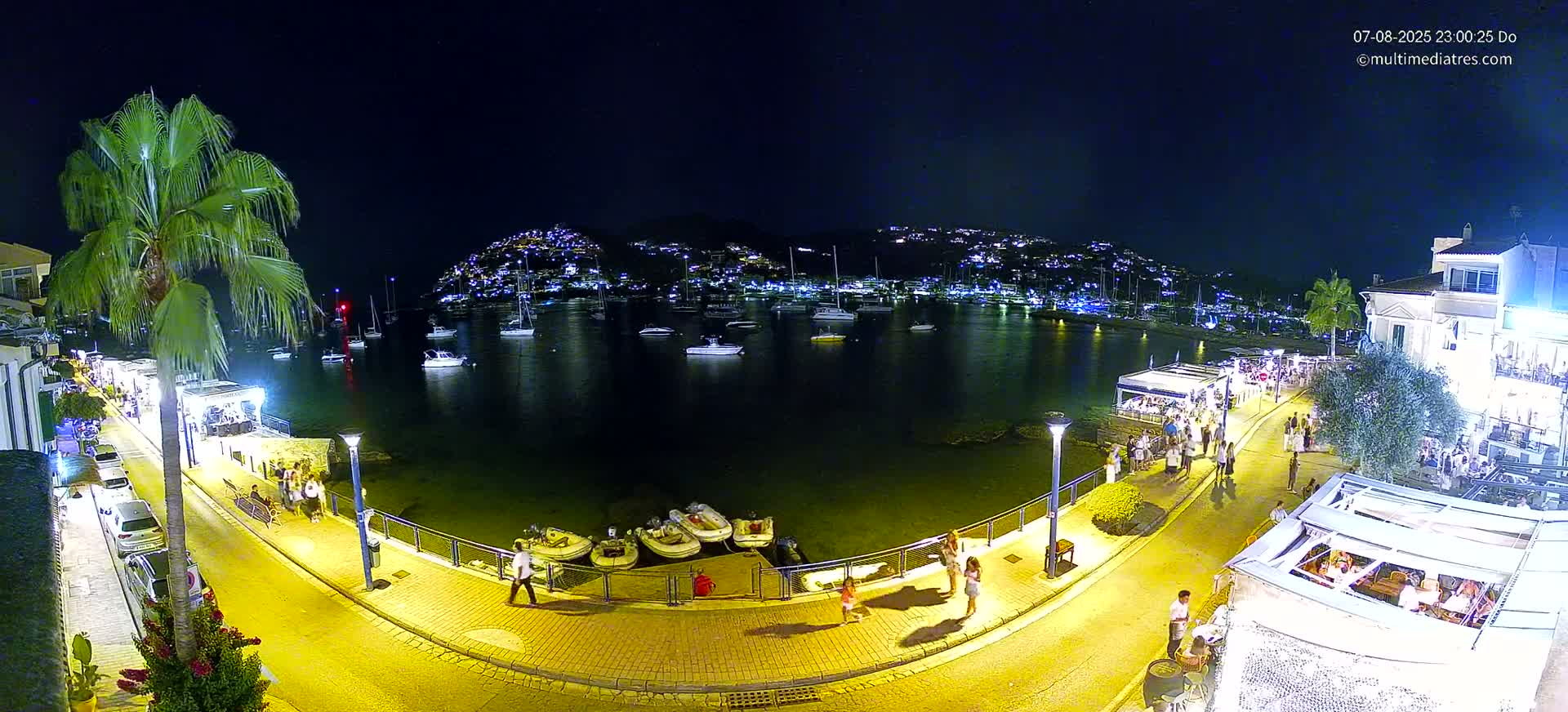 Mallorca, Port d' Andratx Sunset Live Cam - Balearic Islands, Spain