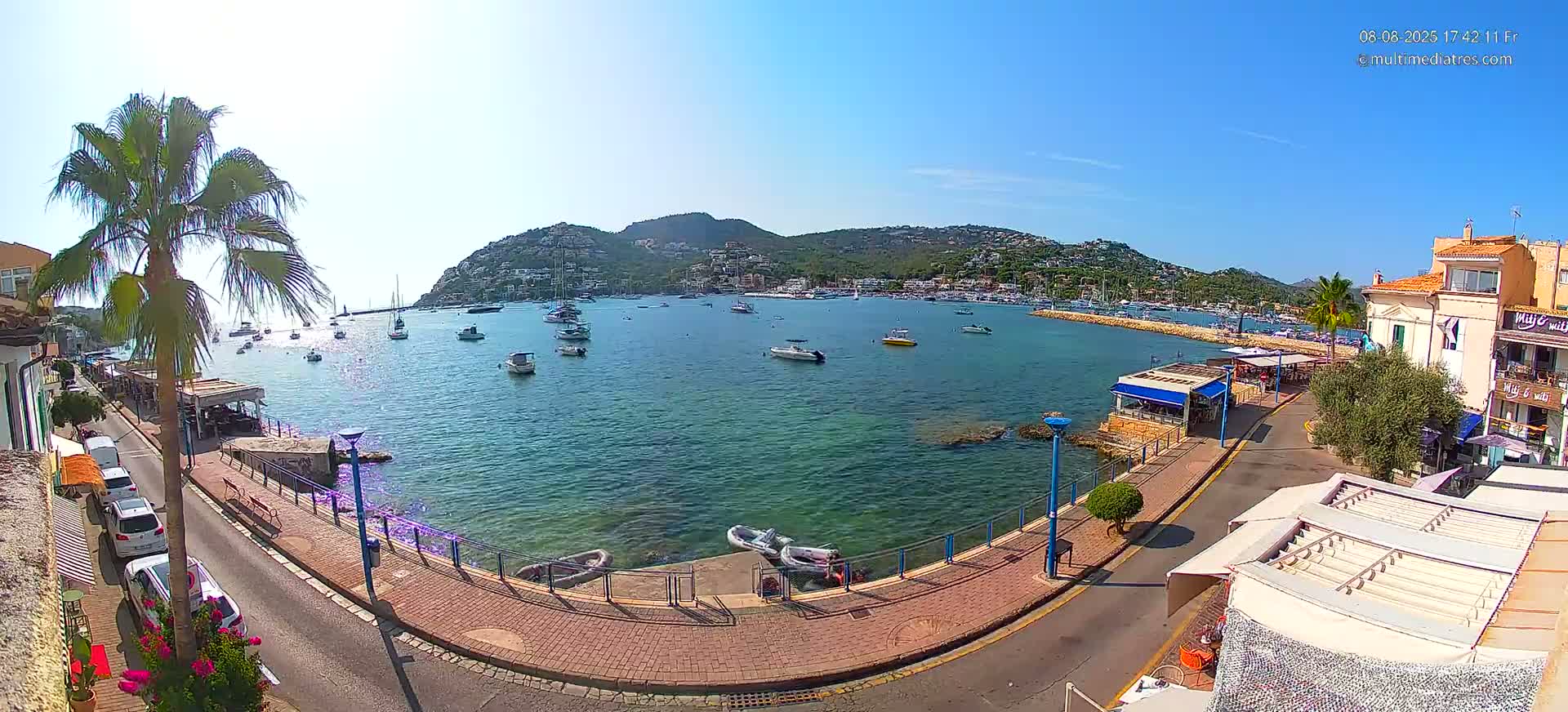 Mallorca, Port d' Andratx Sunset Live Cam - Balearic Islands, Spain