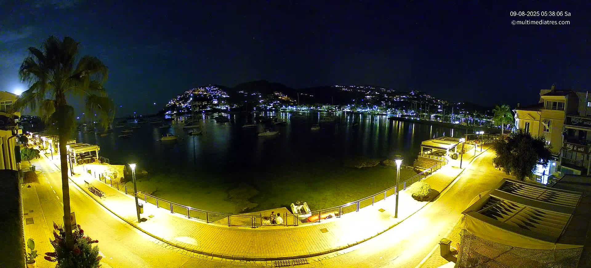 Mallorca, Port d' Andratx Sunset Live Cam - Balearic Islands, Spain
