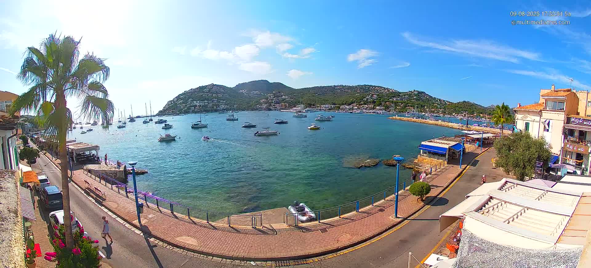 Mallorca, Port d' Andratx Sunset Live Cam - Balearic Islands, Spain