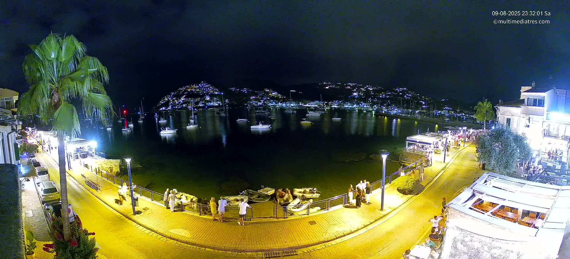 Mallorca, Port d' Andratx Sunset Live Cam - Balearic Islands, Spain