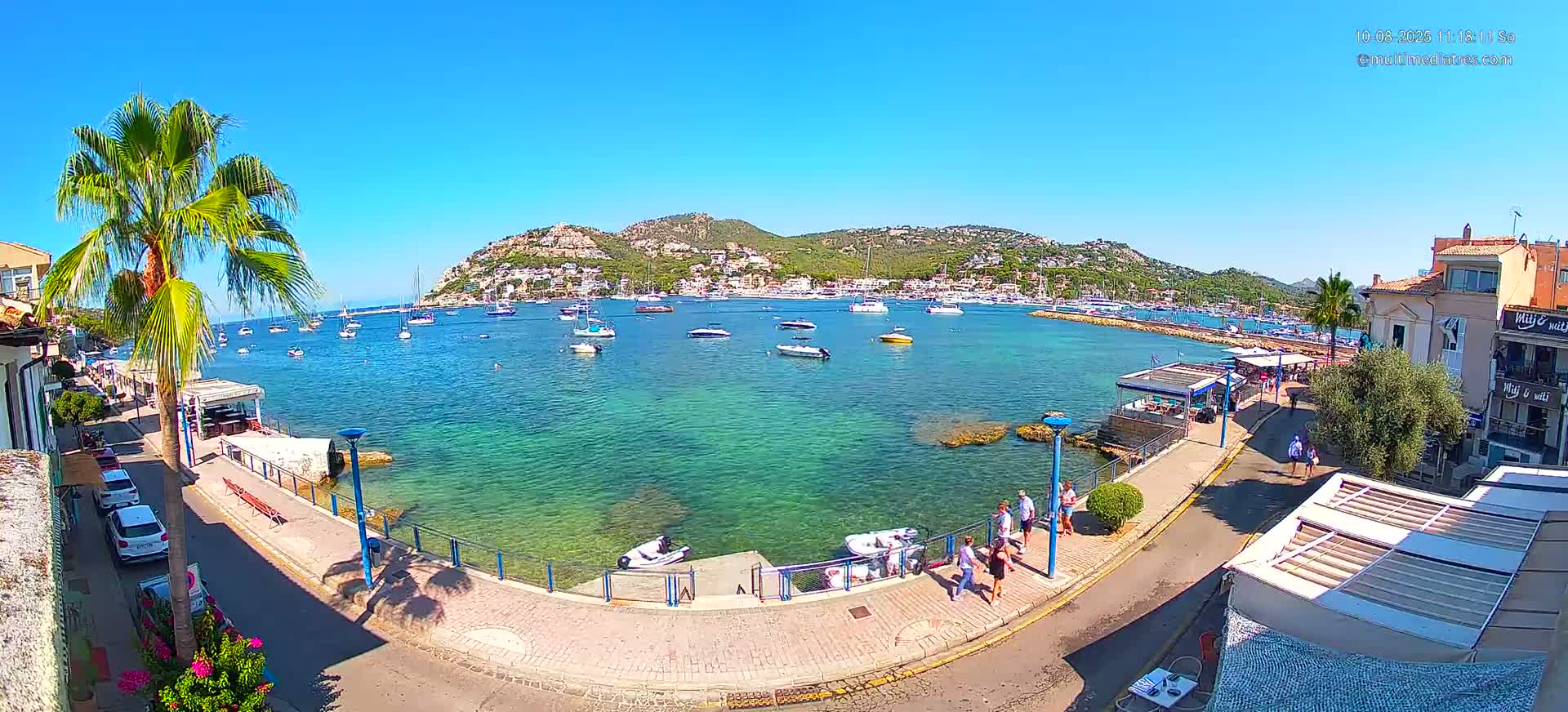 Mallorca, Port d' Andratx Sunset Live Cam - Balearic Islands, Spain