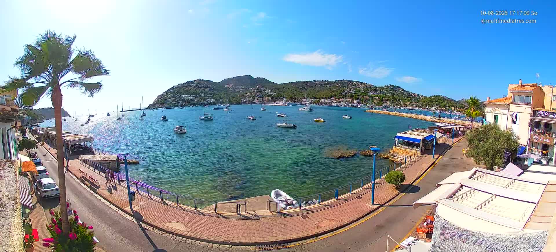 Mallorca, Port d' Andratx Sunset Live Cam - Balearic Islands, Spain