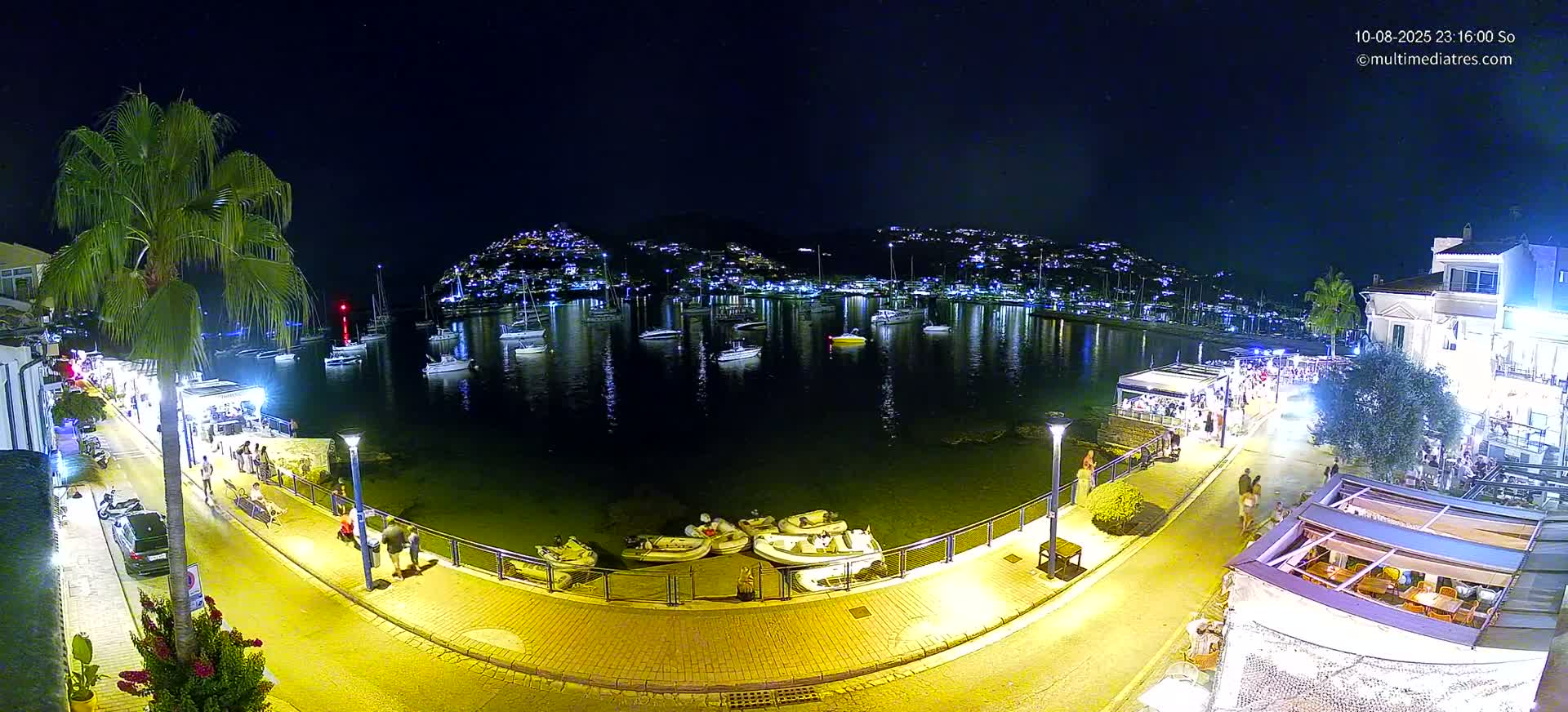 Mallorca, Port d' Andratx Sunset Live Cam - Balearic Islands, Spain