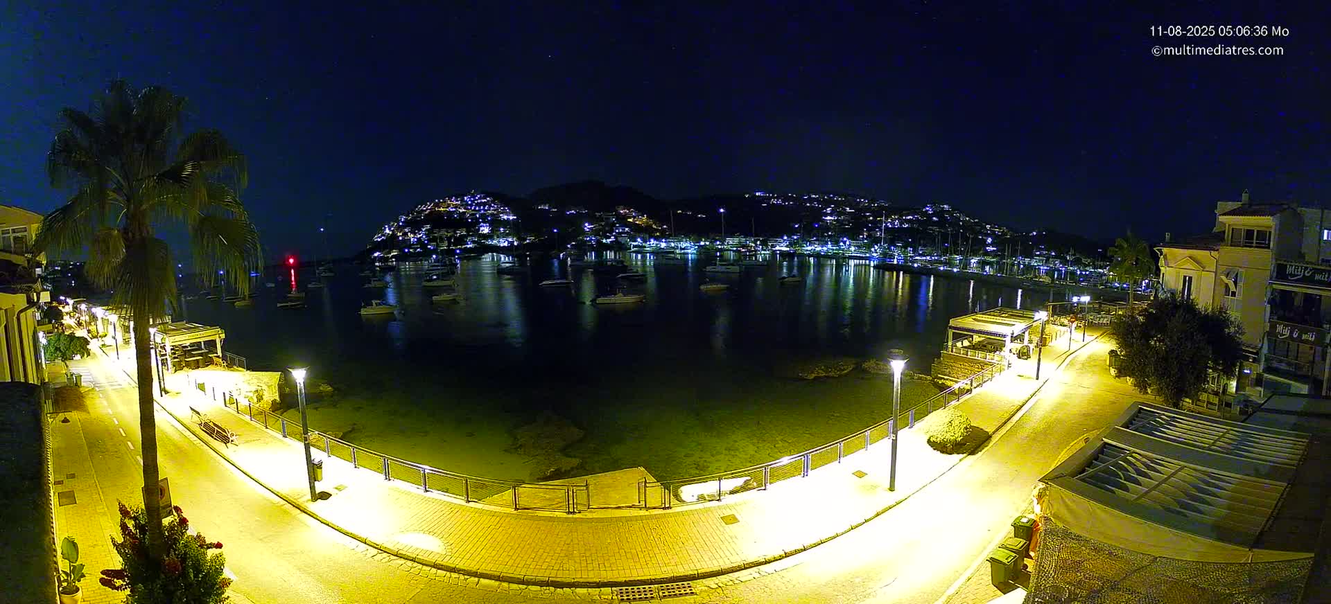 Mallorca, Port d' Andratx Sunset Live Cam - Balearic Islands, Spain