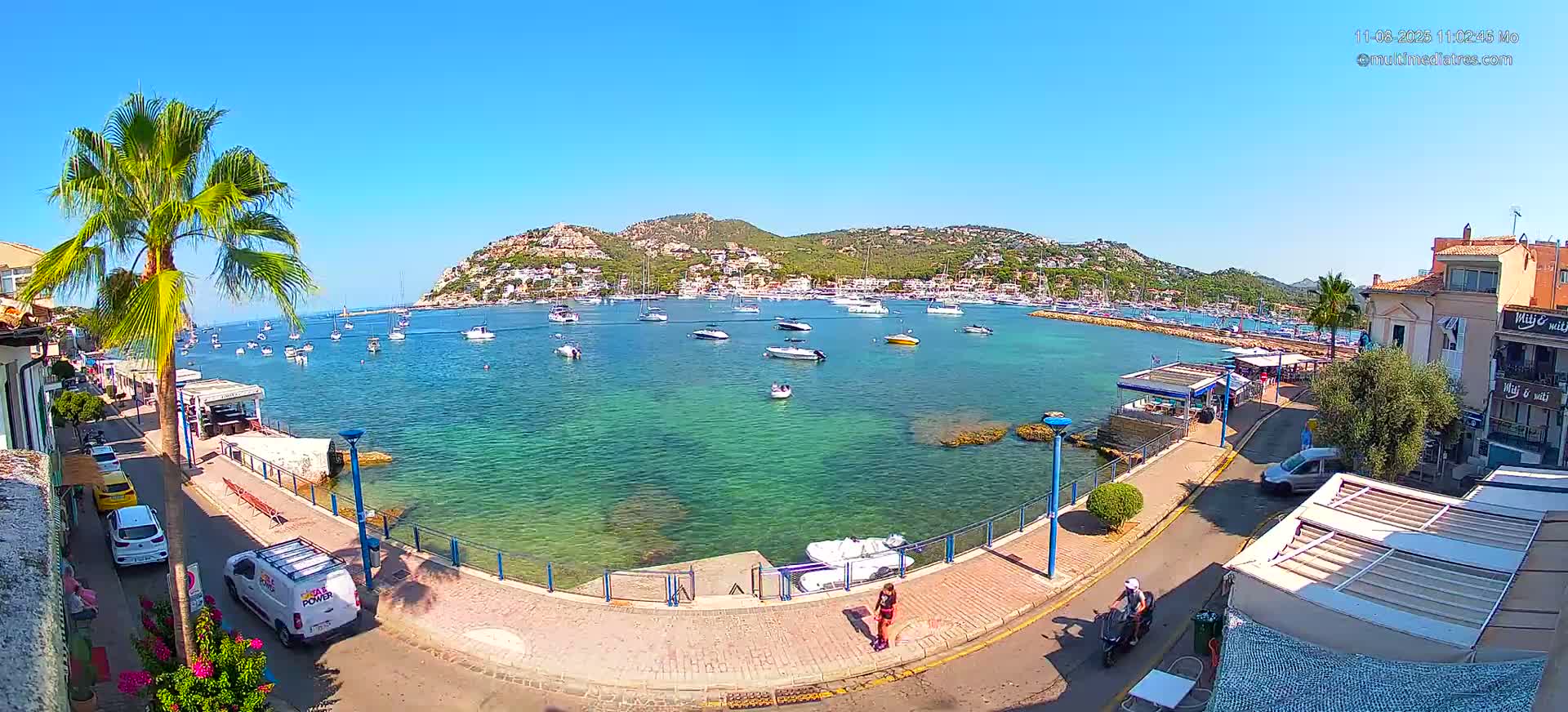 Mallorca, Port d' Andratx Sunset Live Cam - Balearic Islands, Spain