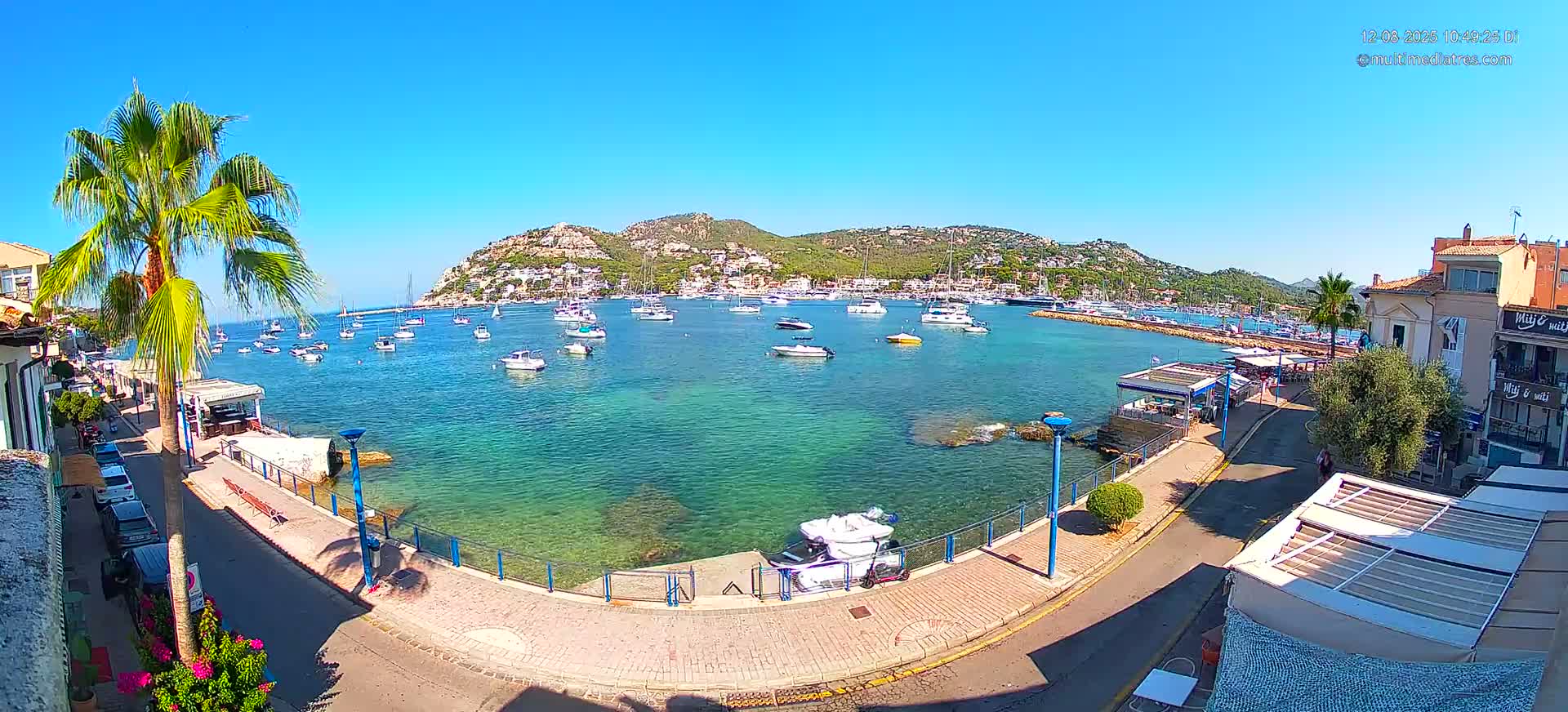 Mallorca, Port d' Andratx Sunset Live Cam - Balearic Islands, Spain