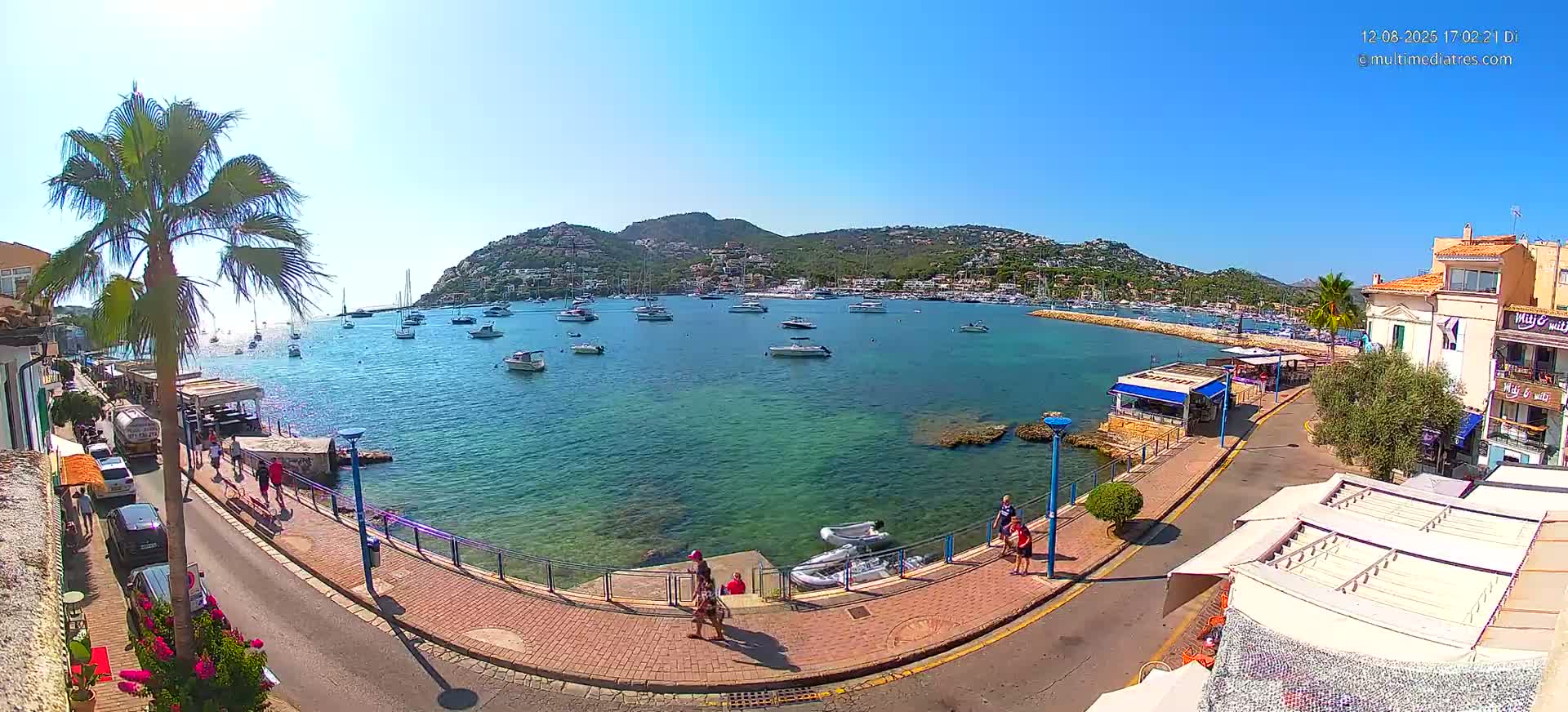 Mallorca, Port d' Andratx Sunset Live Cam - Balearic Islands, Spain