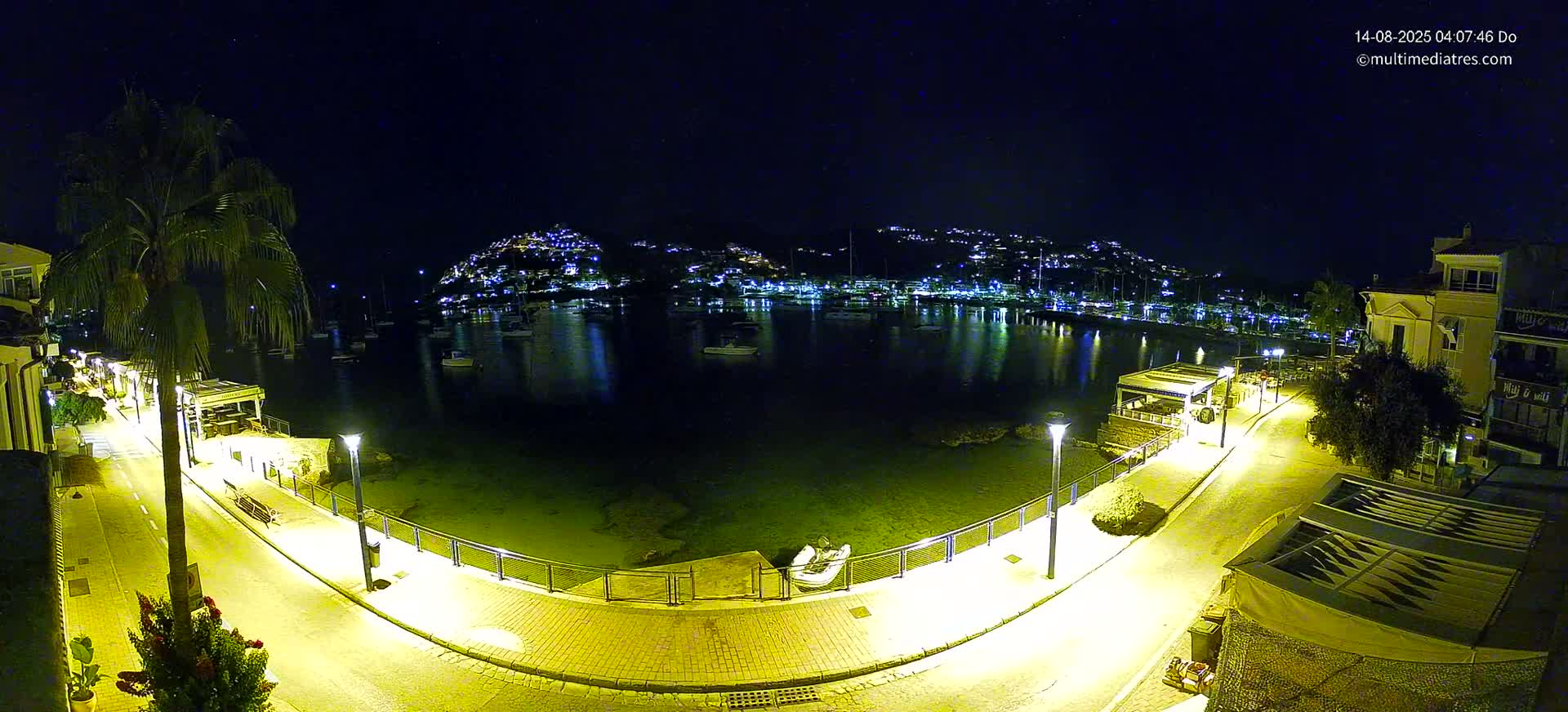 Mallorca, Port d' Andratx Sunset Live Cam - Balearic Islands, Spain