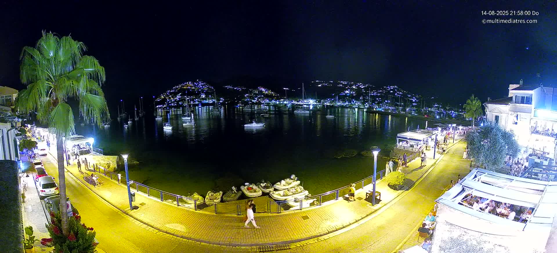 Mallorca, Port d' Andratx Sunset Live Cam - Balearic Islands, Spain