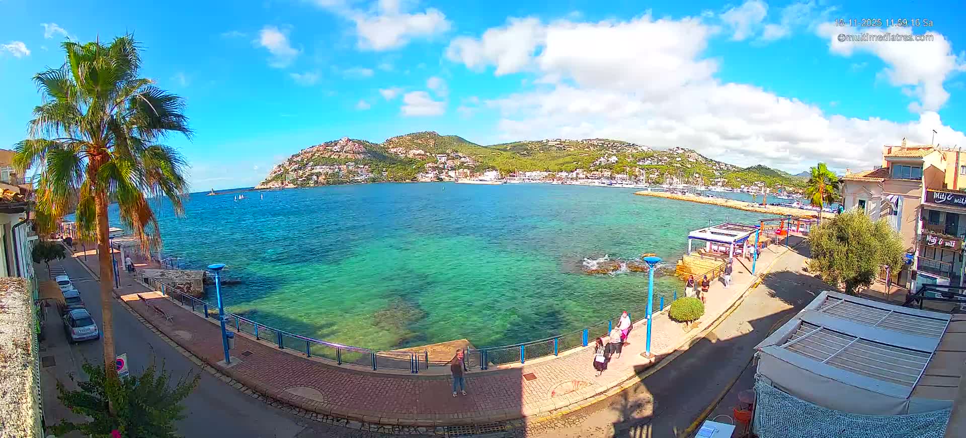 Mallorca, Port d' Andratx Sunset Live Cam - Balearic Islands, Spain