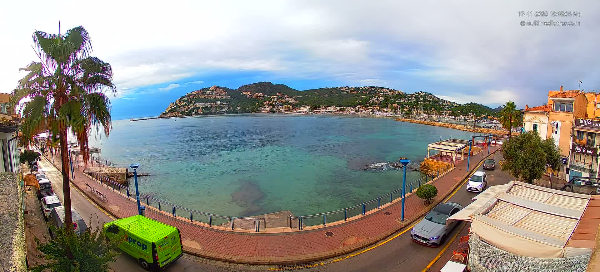 Mallorca, Port d' Andratx Sunset Live Cam - Balearic Islands, Spain