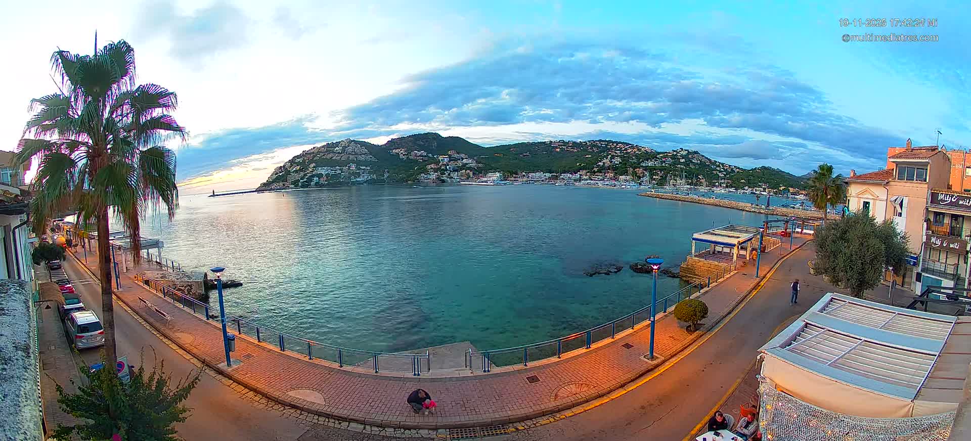 Mallorca, Port d' Andratx Sunset Live Cam - Balearic Islands, Spain