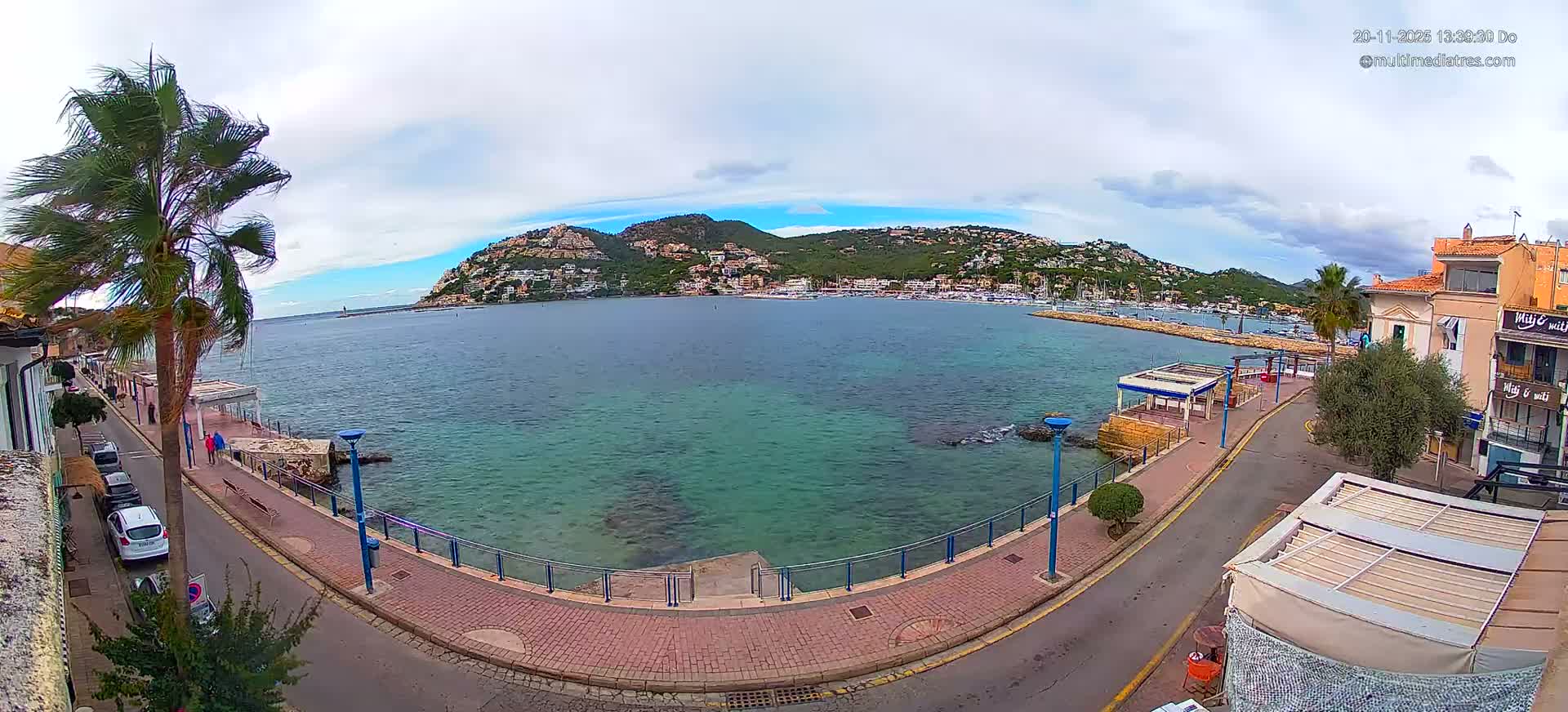 Mallorca, Port d' Andratx Sunset Live Cam - Balearic Islands, Spain