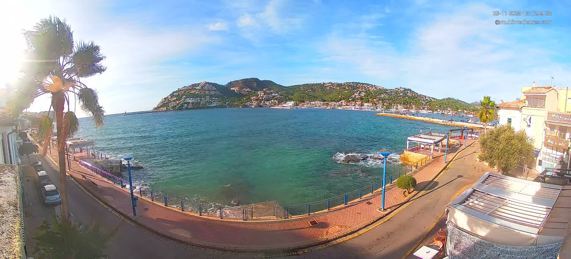 Mallorca, Port d' Andratx Sunset Live Cam - Balearic Islands, Spain