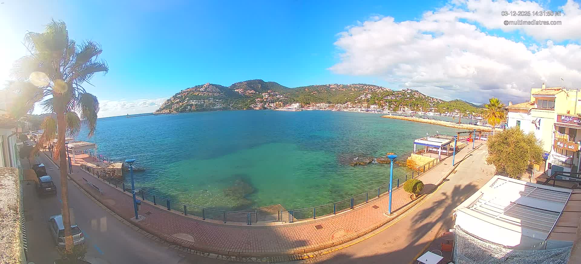 Mallorca, Port d' Andratx Sunset Live Cam - Balearic Islands, Spain