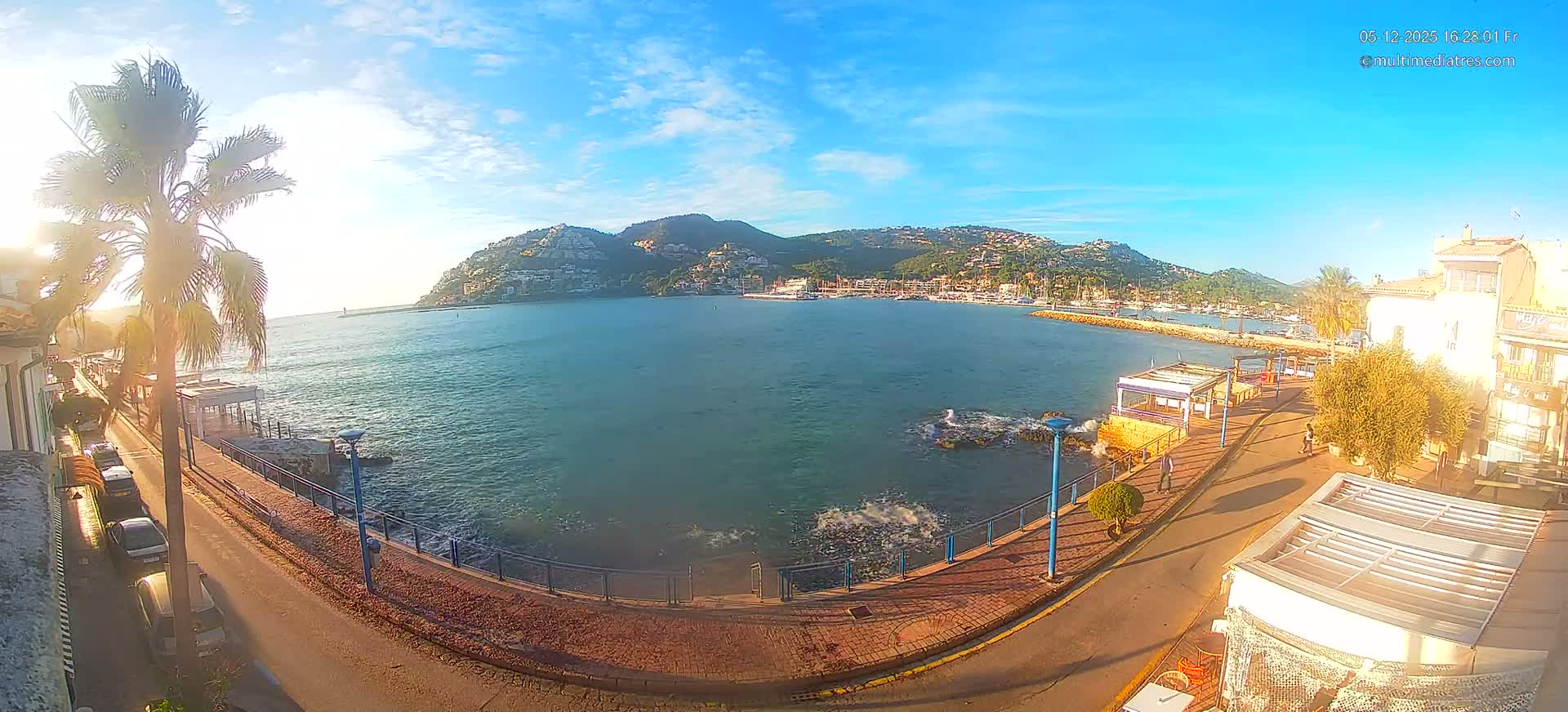 Mallorca, Port d' Andratx Sunset Live Cam - Balearic Islands, Spain