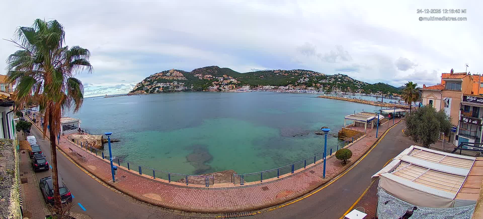 Mallorca, Port d' Andratx Sunset Live Cam - Balearic Islands, Spain