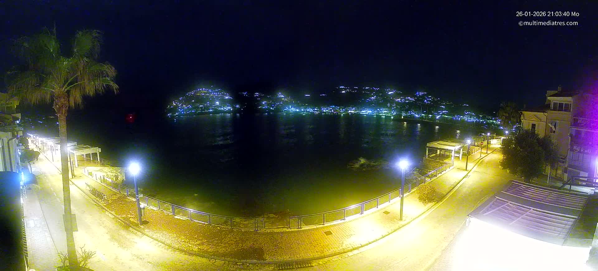 Mallorca, Port d' Andratx Sunset Live Cam - Balearic Islands, Spain