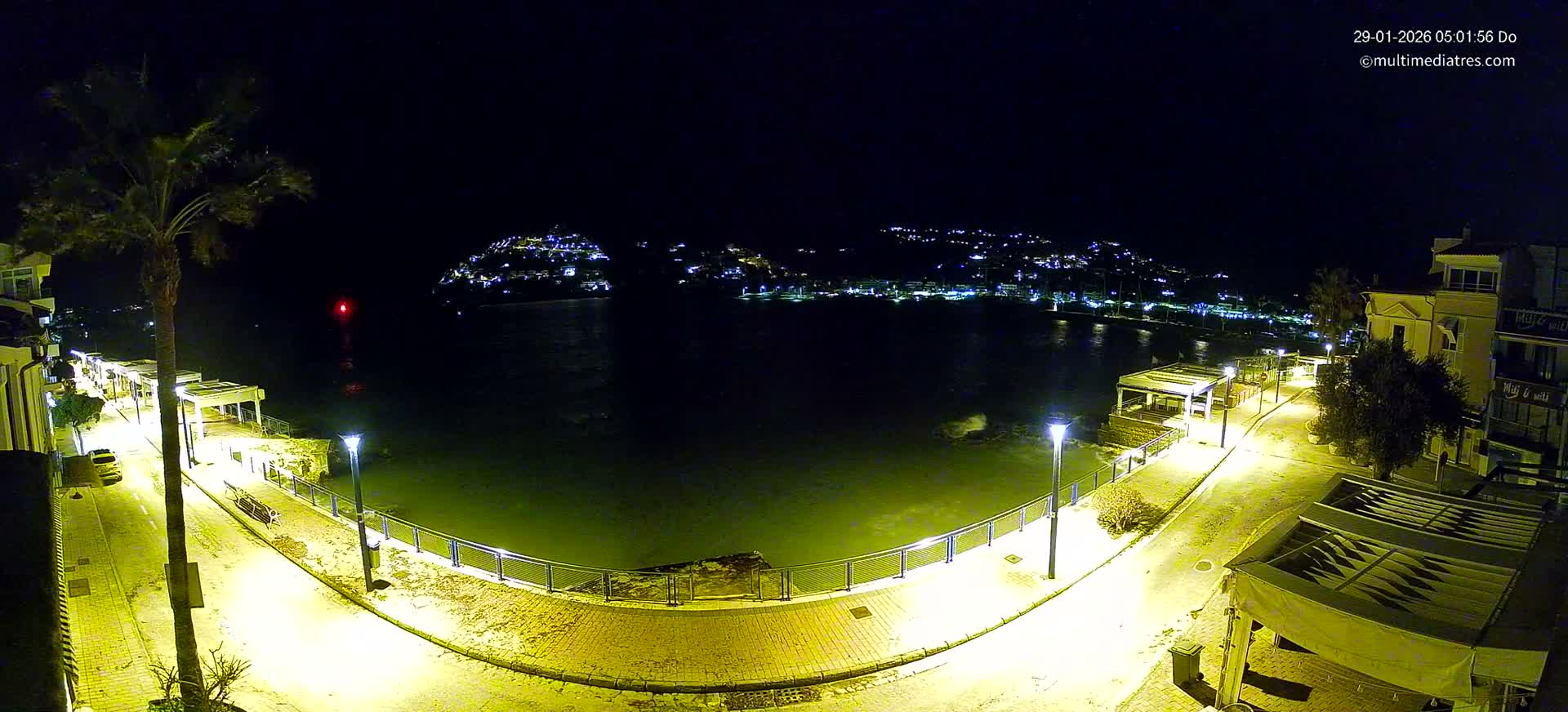 Mallorca, Port d' Andratx Sunset Live Cam - Balearic Islands, Spain