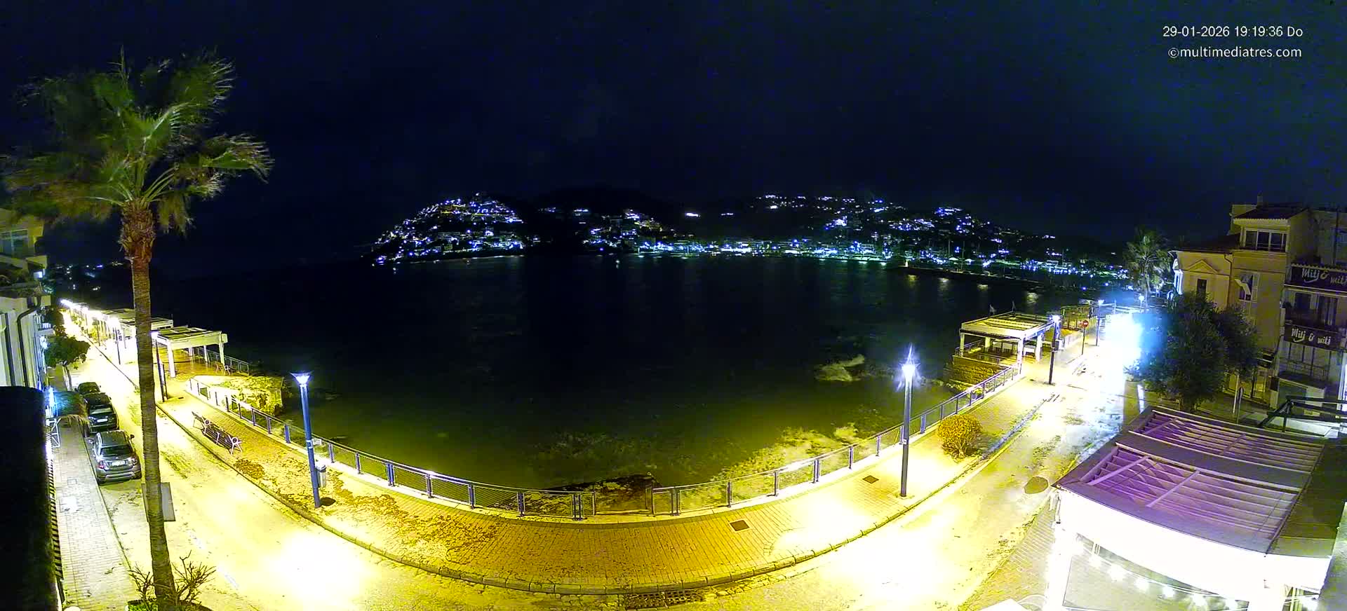 Mallorca, Port d' Andratx Sunset Live Cam - Balearic Islands, Spain
