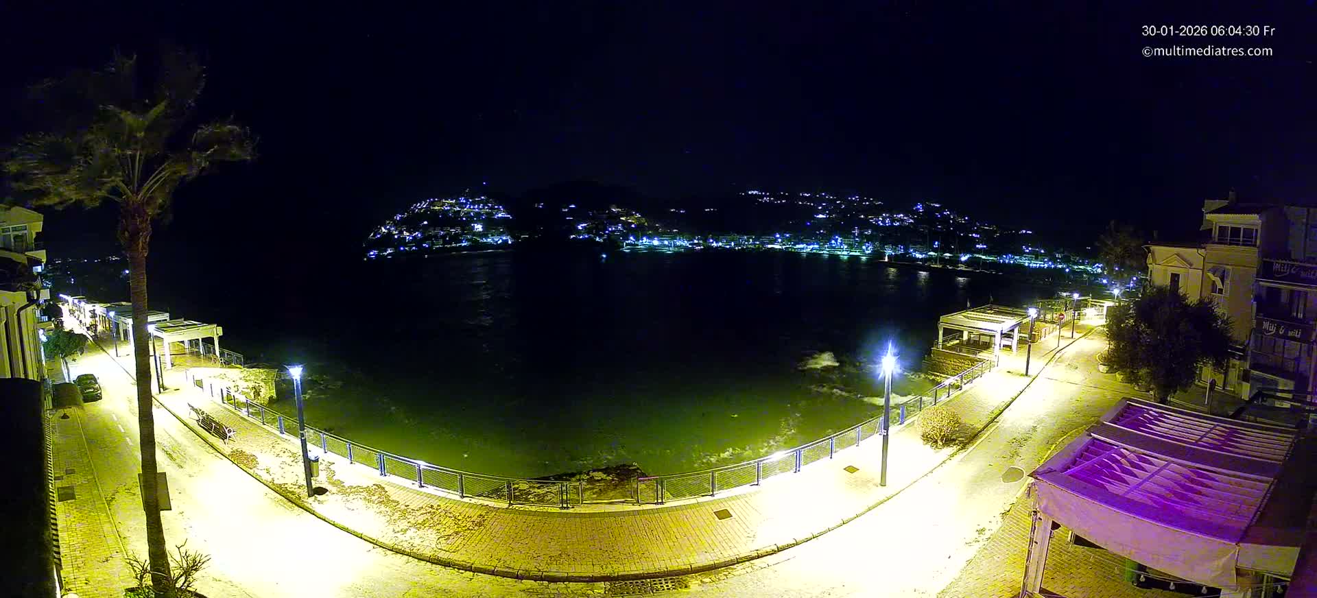 Mallorca, Port d' Andratx Sunset Live Cam - Balearic Islands, Spain