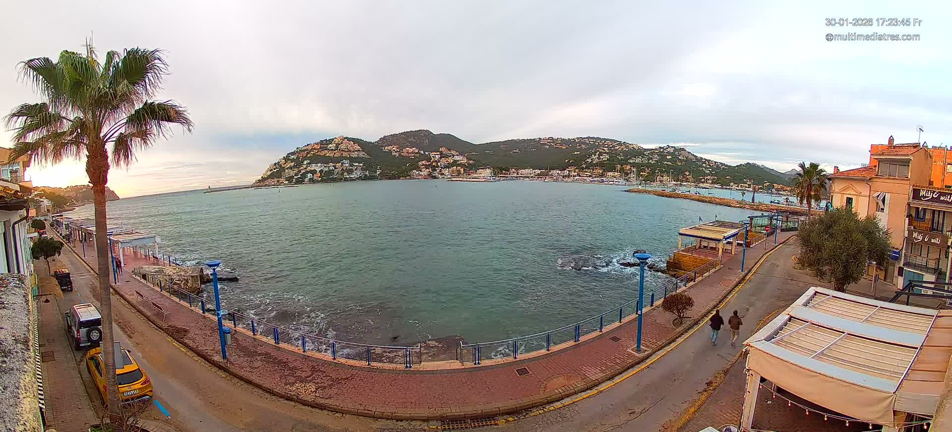 Mallorca, Port d' Andratx Sunset Live Cam - Balearic Islands, Spain
