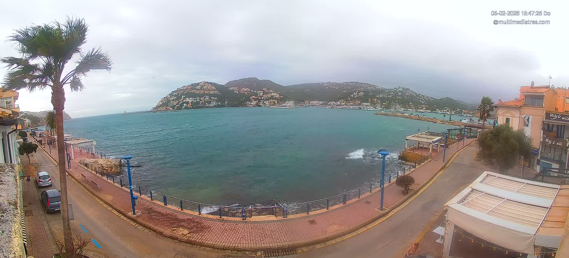 Mallorca, Port d' Andratx Sunset Live Cam - Balearic Islands, Spain