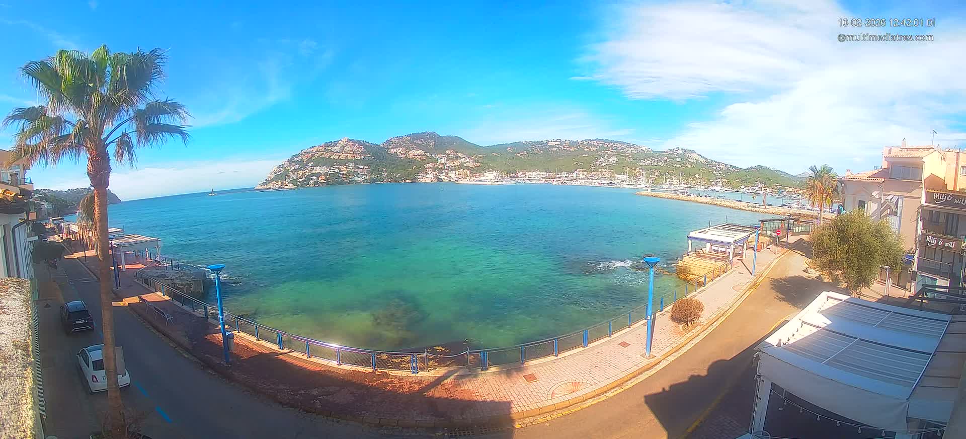 Mallorca, Port d' Andratx Sunset Live Cam - Balearic Islands, Spain