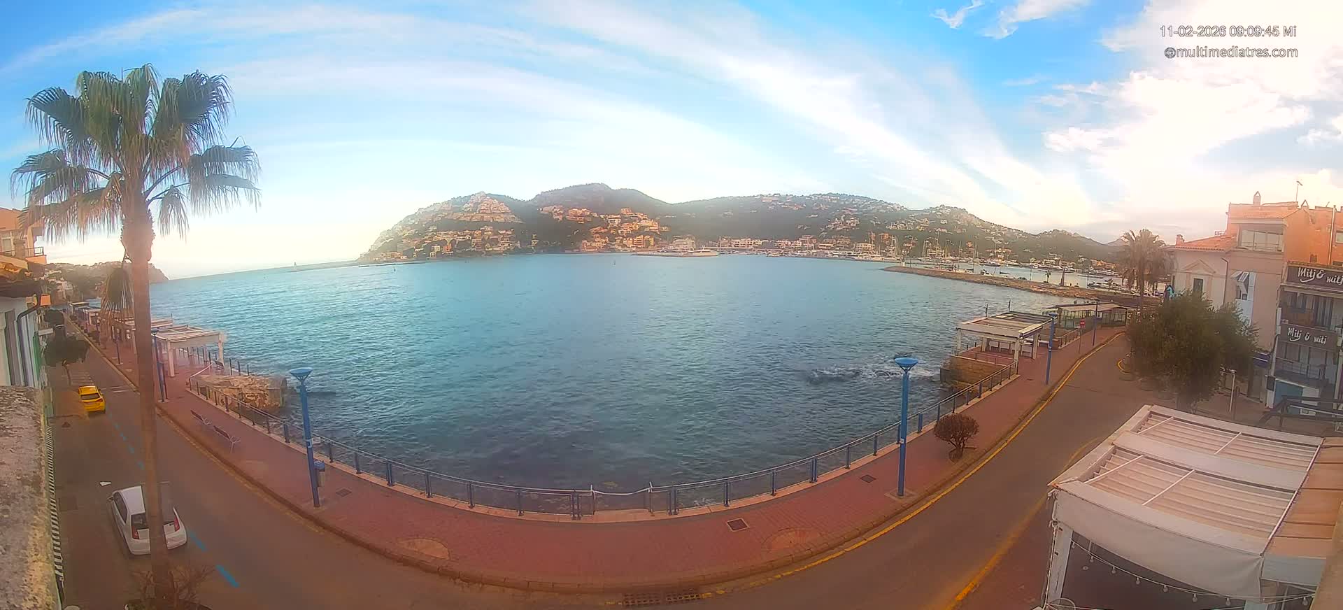 Mallorca, Port d' Andratx Sunset Live Cam - Balearic Islands, Spain